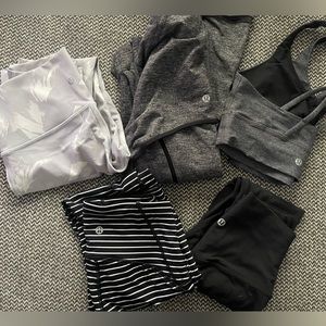 LULULEMON lot, aligns, wunder under, bra, jacket